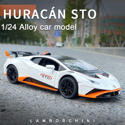 Lamborghini Huracán STO 1:24 Diecast Scale Model Car