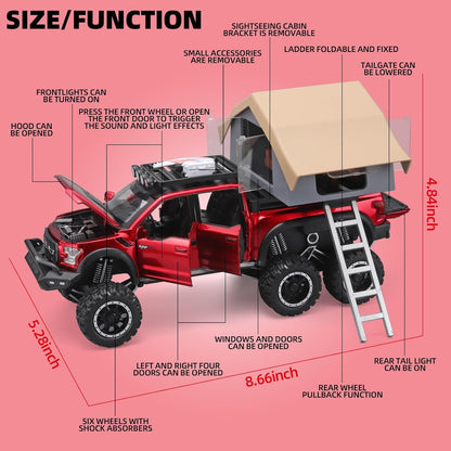 Trucks For Kids F150 Raptor 1:18 Diecast Scale Model