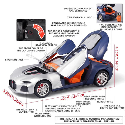 Bugatti Atlantic 1:18 Diecast Scale Model Car - Big Size