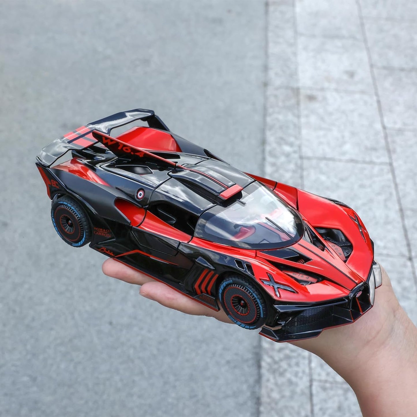 Bugatti Bolide 1:18 Diecast Scale Model Car - Big Size