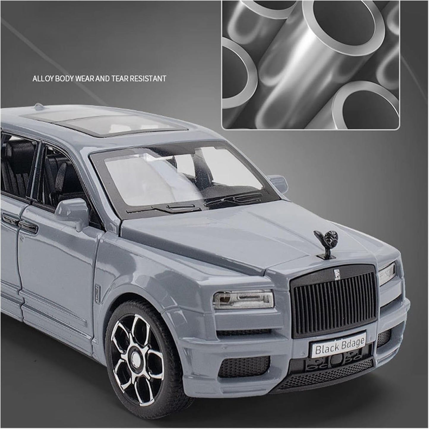 Rolls Royce Cullinan Trailer 1:18 Diecast Scale Model Car