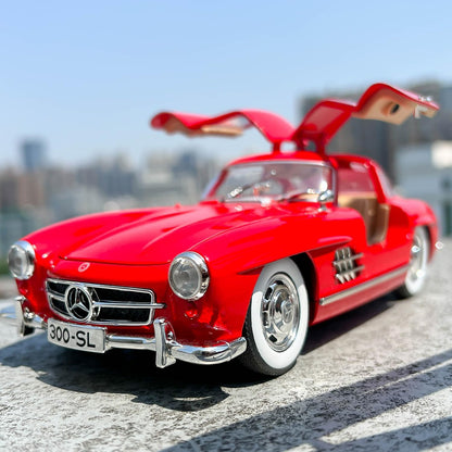 1954 Mercedes-Benz 300SL Vintage 1:18 Diecast Scale Model Car - Big Size