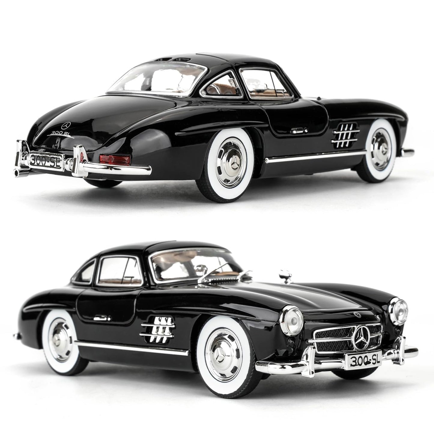 1954 Mercedes-Benz 300SL Vintage 1:18 Diecast Scale Model Car - Big Size