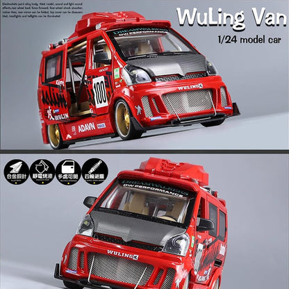 Wuling Track Sports Van 1:18 Diecast Scale Model Car