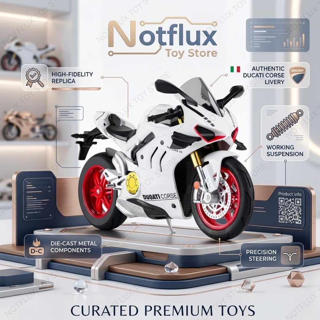 Ducati Panigale 1:24 Diecast Alloy Model Bike
