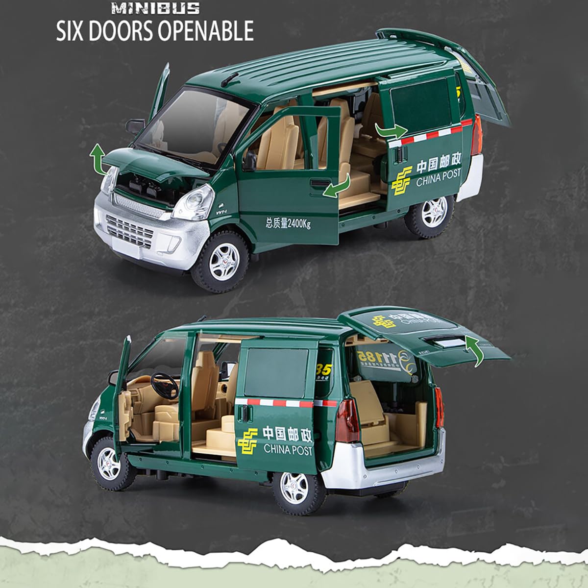 Wuling Rongguang Van 1:18 Diecast Scale Model Car