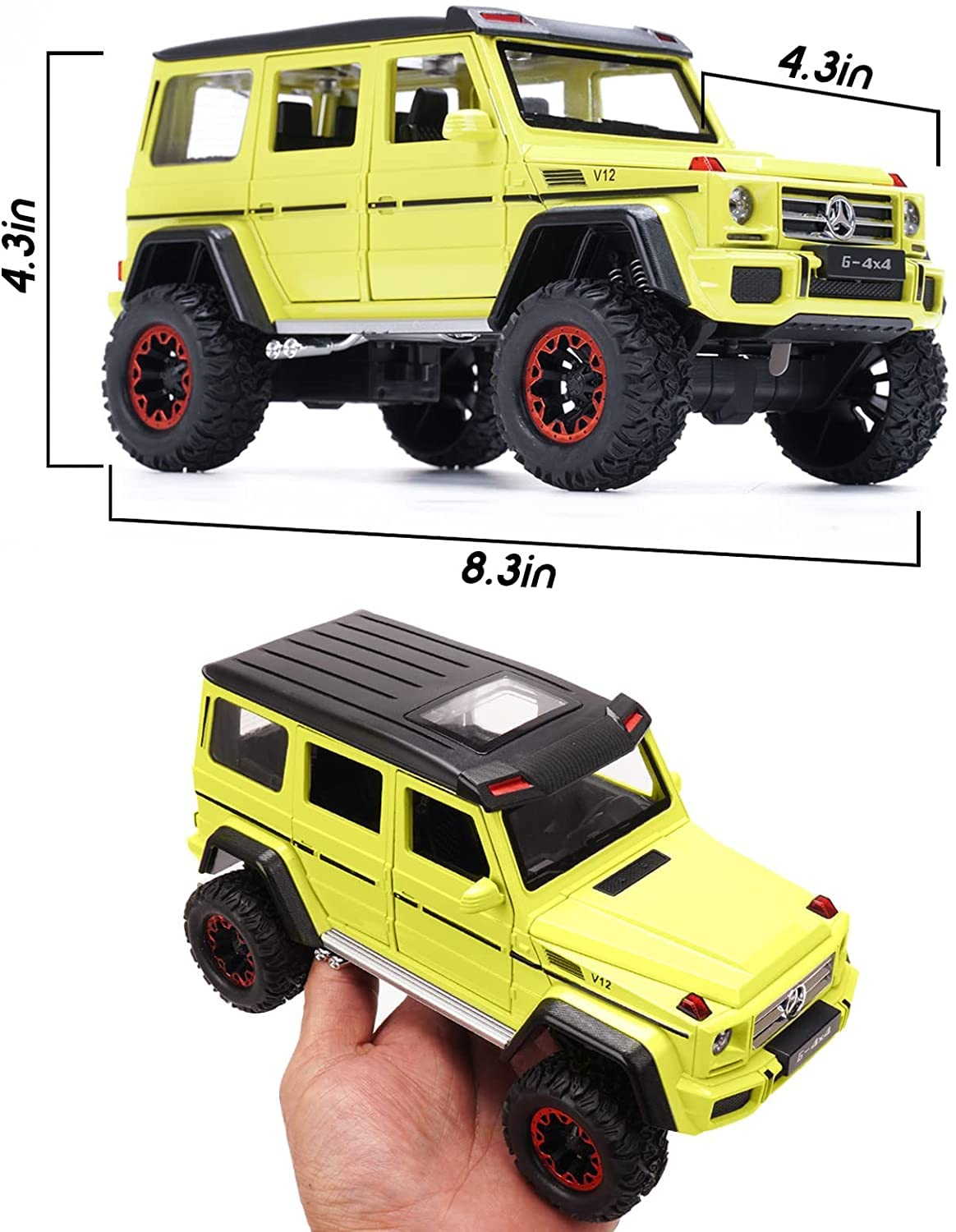 Mercedes Amg G500 4x4 1:18 Diecast Scale Model Car