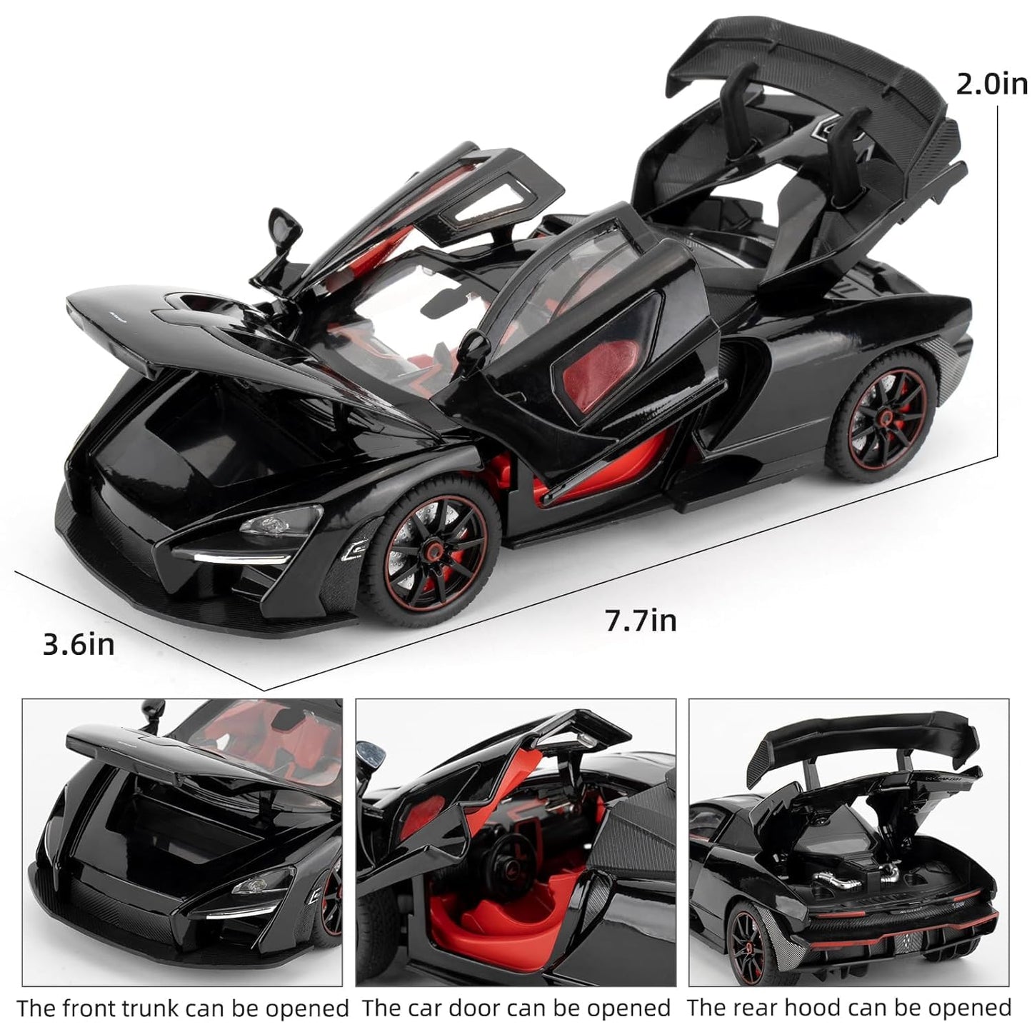 McLaren Senna 1:18 Diecast Scale Model Car