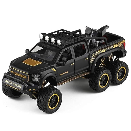 Ford F-150 Raptor 6X6 pickup truck 1:18 Diecast Scale Model
