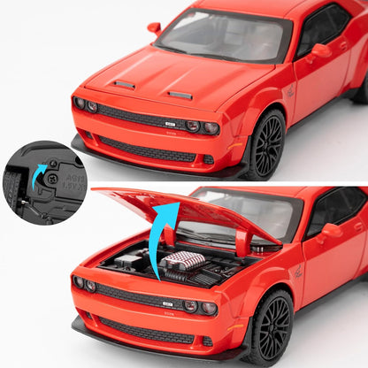 Dodge Challenger SRT Hellcat 1:18 Diecast Scale Model Car - Big Size