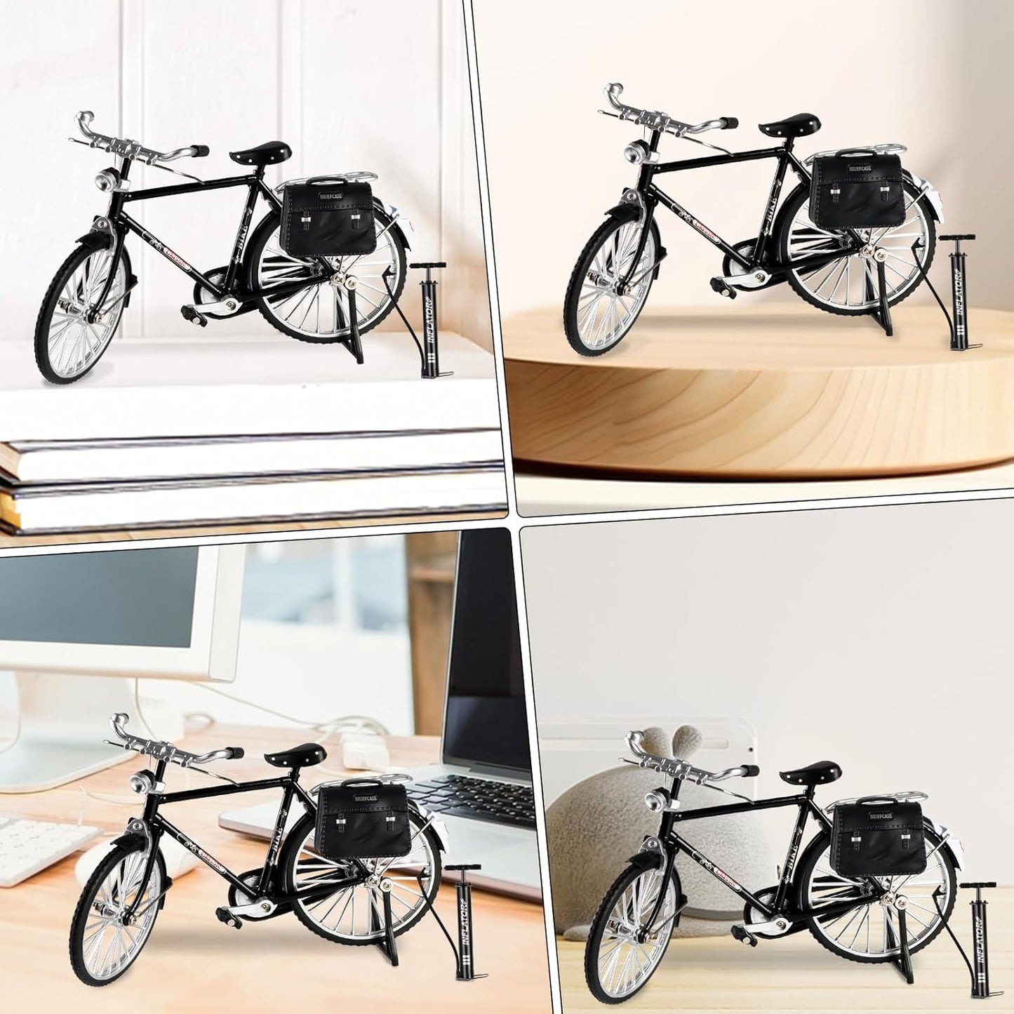 Vintage bicycle 1:10 diecast scale model