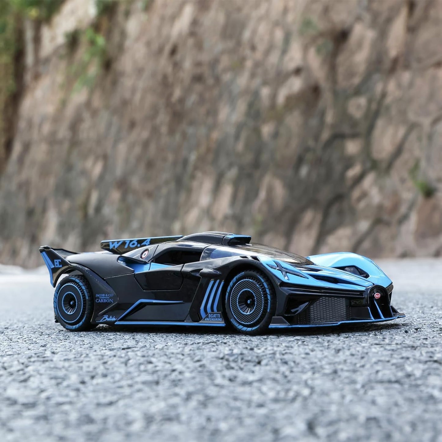Bugatti Bolide 1:18 Diecast Scale Model Car - Big Size