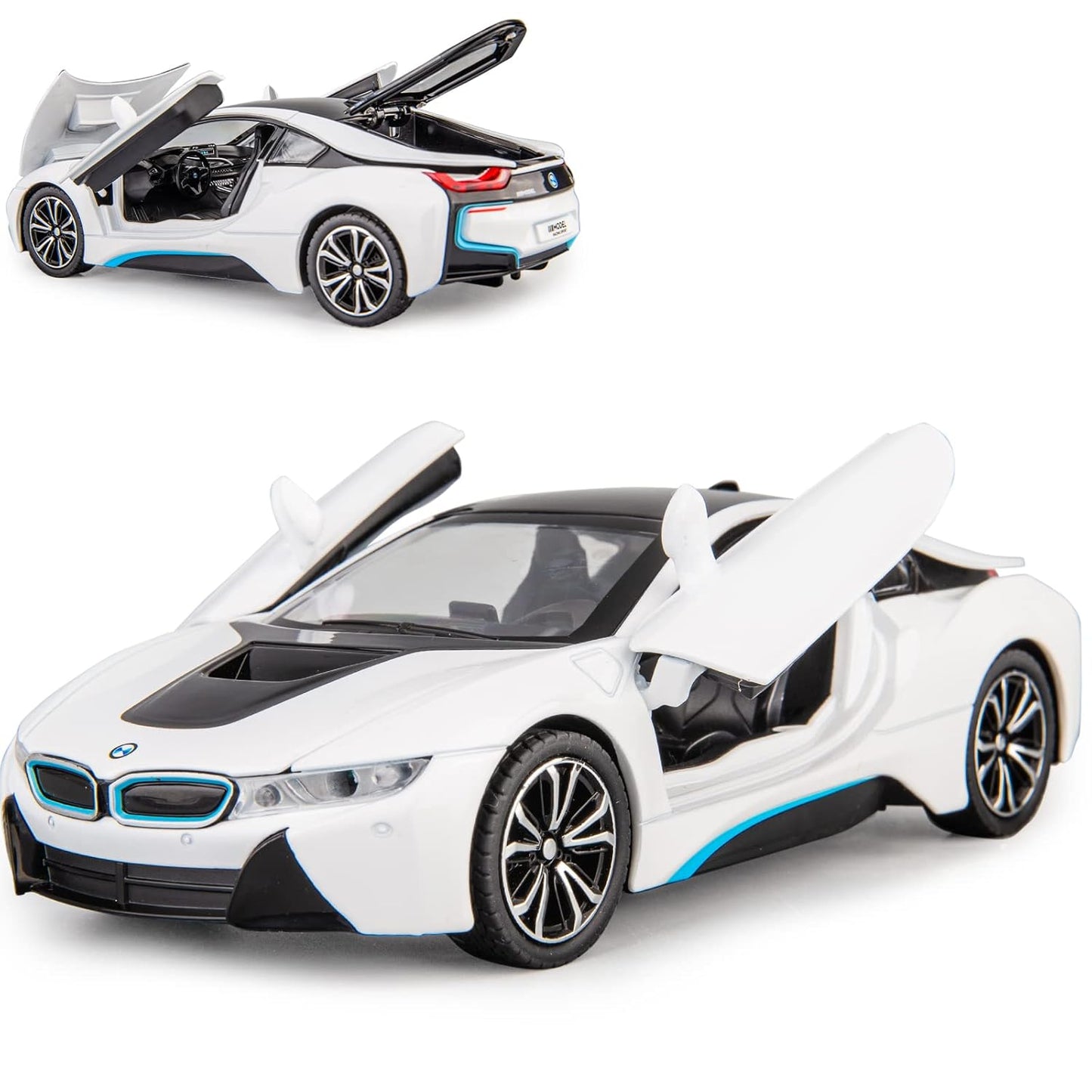 Bmw I8 1:18 Diecast Scale Model Car