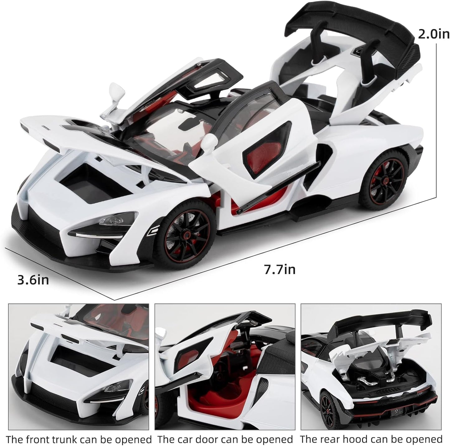 McLaren Senna 1:18 Diecast Scale Model Car