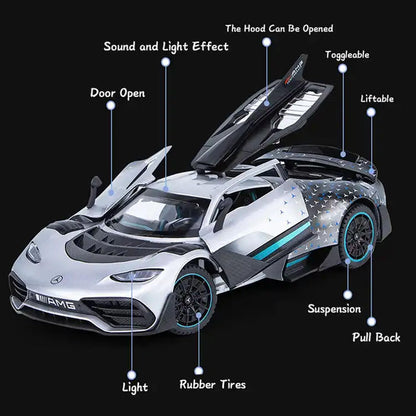 Mercedes Amg-one 1:18 Diecast Scale Model Car - Big Size