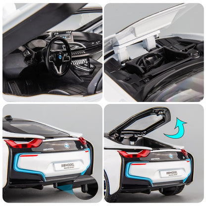 Bmw I8 1:18 Diecast Scale Model Car