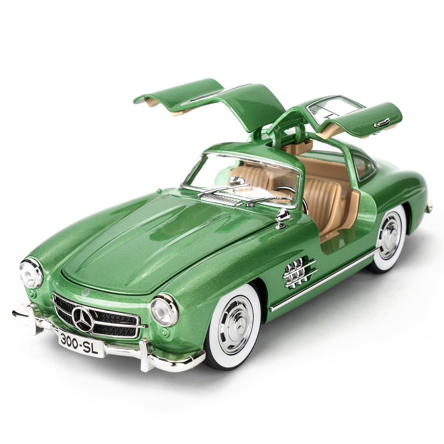 1954 Mercedes-Benz 300SL Vintage 1:18 Diecast Scale Model Car - Big Size