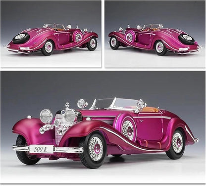 1936 Mercedes Benz 500K Vintage 1:24 Diecast Scale Model Car