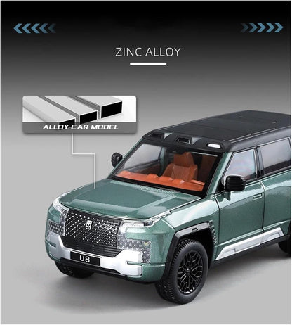 BYD Yangwang U8 SUV 1:18 Diecast Scale Model Car