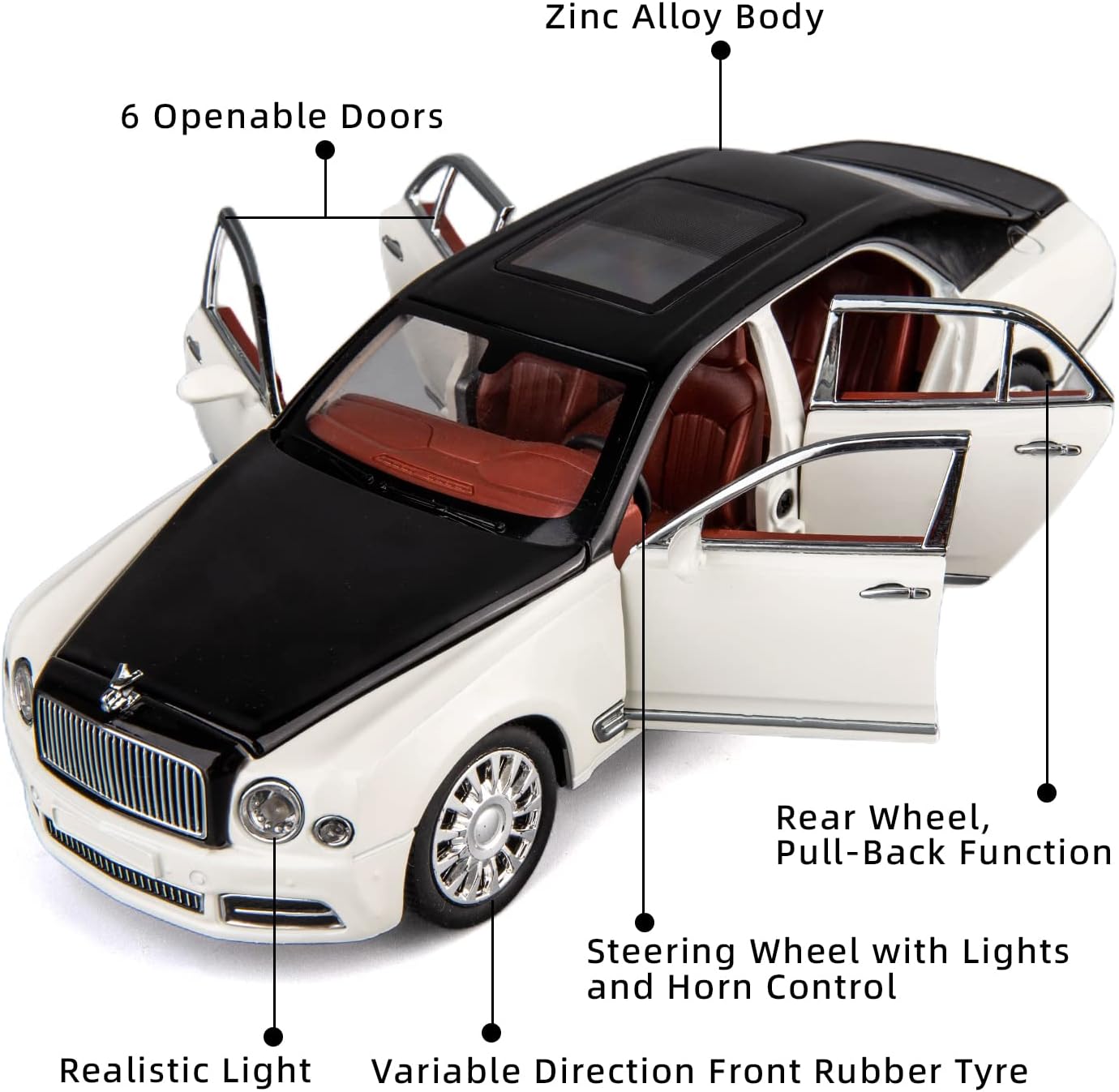 Bentley Mulsanne 1:18 Diecast Scale Model Car