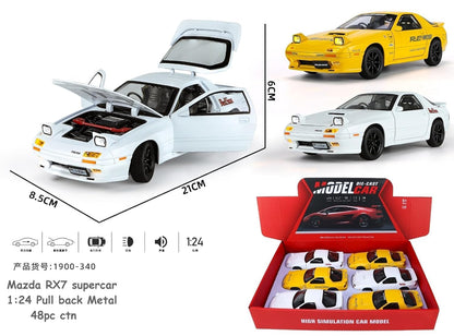 Mazda Rx7 1:18 Diecast Scale Model Car