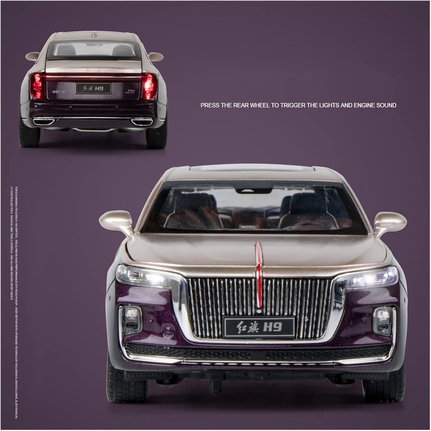 Hongqi H9 1:18 Diecast Scale Model Car