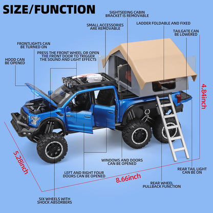 Trucks For Kids F150 Raptor 1:18 Diecast Scale Model