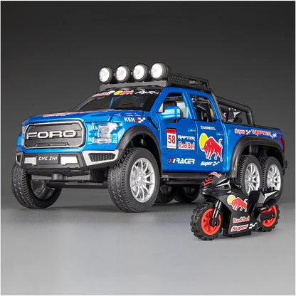 Ford Raptor Red Bull F150 1:18 Diecast Scale Model Car