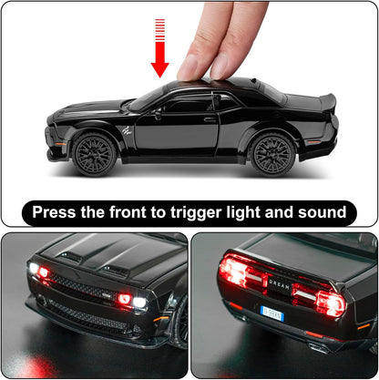 Dodge Challenger SRT Hellcat 1:18 Diecast Scale Model Car - Big Size