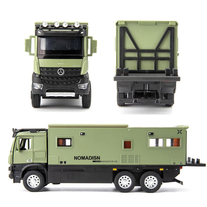 Mercedes-benz Nomadison Rv camper truck 1:18 Diecast Scale Model Car