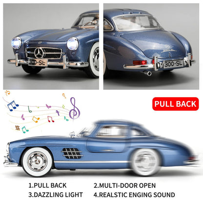 1954 Mercedes-Benz 300SL Vintage 1:18 Diecast Scale Model Car - Big Size