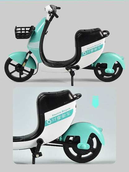 1:8 ALLOY ENERGY ELECTRIC MOTORCYCLE MODEL DIE-CAST METAL TOY ELECTRIC BICYCLE MOTORCYCLE MODEL SOUND AND LIGHT ADULT GIFT MOTORCYCLE MODELS [SIZE:- 16CM*11.2CM*7.4CM]