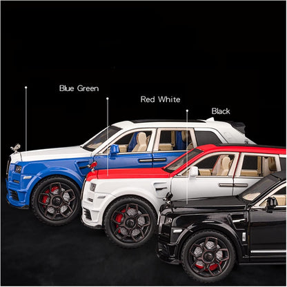 Rolls Royce Cullinan White-Red 1:18 Diecast Scale Model Car