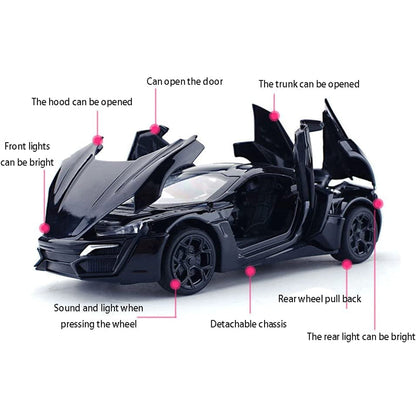 LYKAN HYPER 1:24 Diecast Scale Model Car