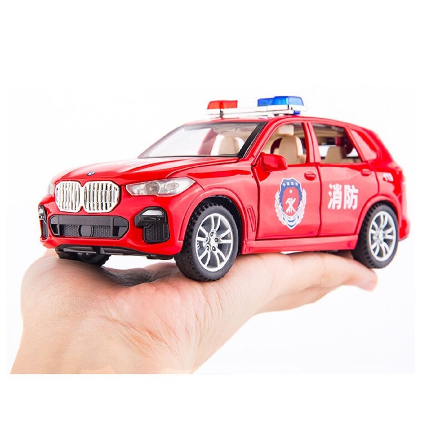 BMW X7 police vehicle 1:24 Diecast Scale Model Car