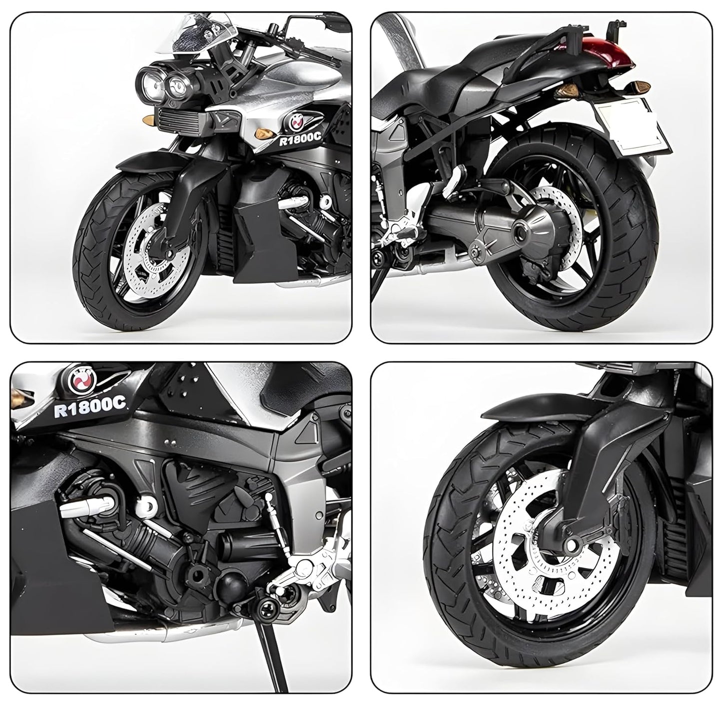 Bmw R1800c 1:18 Diecast Scale Model Car