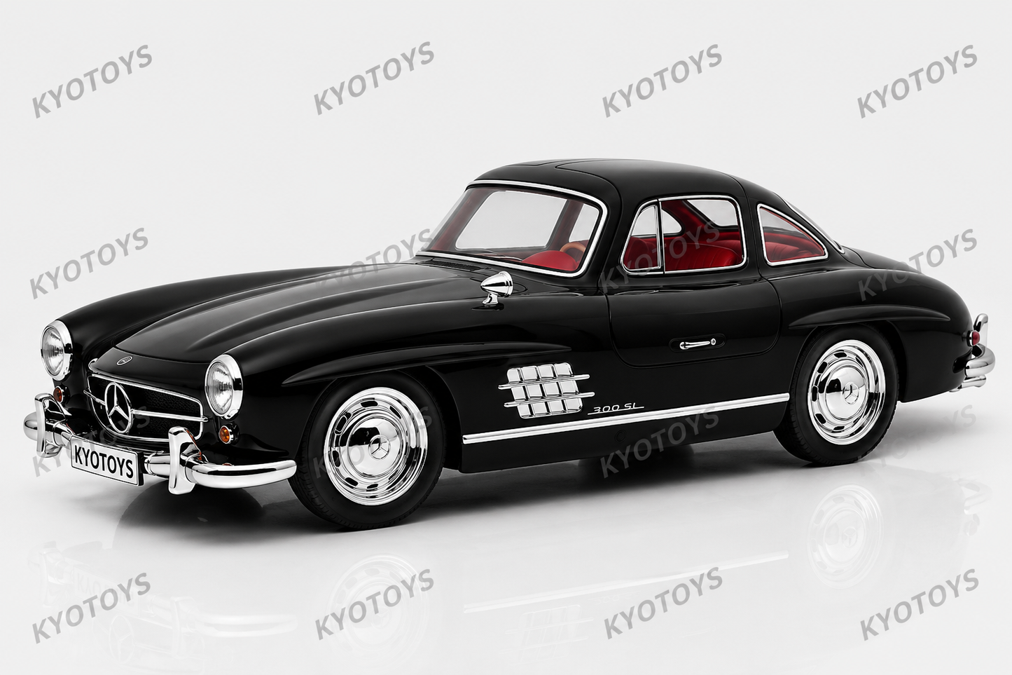 1954 Mercedes-Benz 300SL Vintage 1:18 Diecast Scale Model Car - Big Size