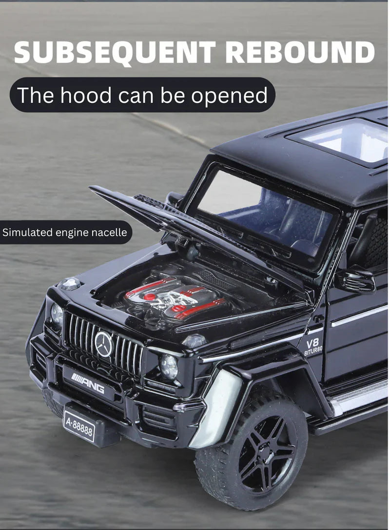 Mercedes-benz G63 Pick-up Trailer 1:18 Diecast Scale Model Car