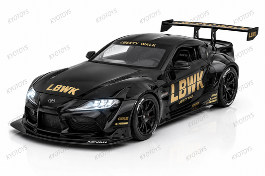 Toyota Supra Gr Lbwk 1:18 Diecast Scale Model Car - Big Size