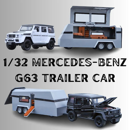 Mercedes-benz G63 Pick-up Trailer 1:18 Diecast Scale Model Car