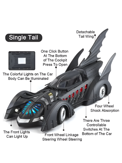 Authentic Batman Forever 1995 Batmobile 1:18 Diecast Scale Model Car