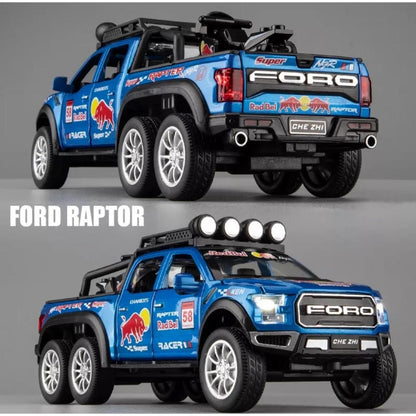 Ford Raptor Red Bull F150 1:18 Diecast Scale Model Car