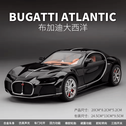 Bugatti Atlantic 1:18 Diecast Scale Model Car - Big Size