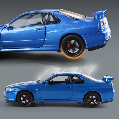 Nissan Skyline R34 GT-R 1:18 diecast scale model car