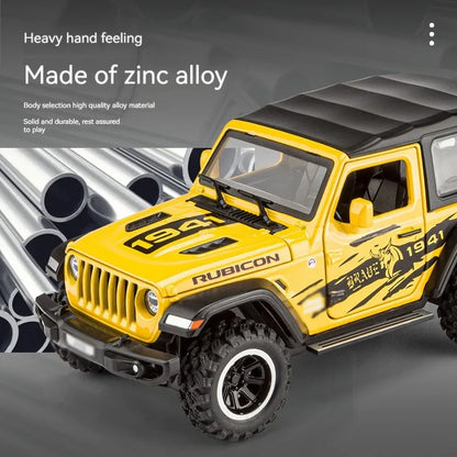 Jeep Wrangler Rubicon Thar 1:18 Diecast Scale Model Car - Big Size