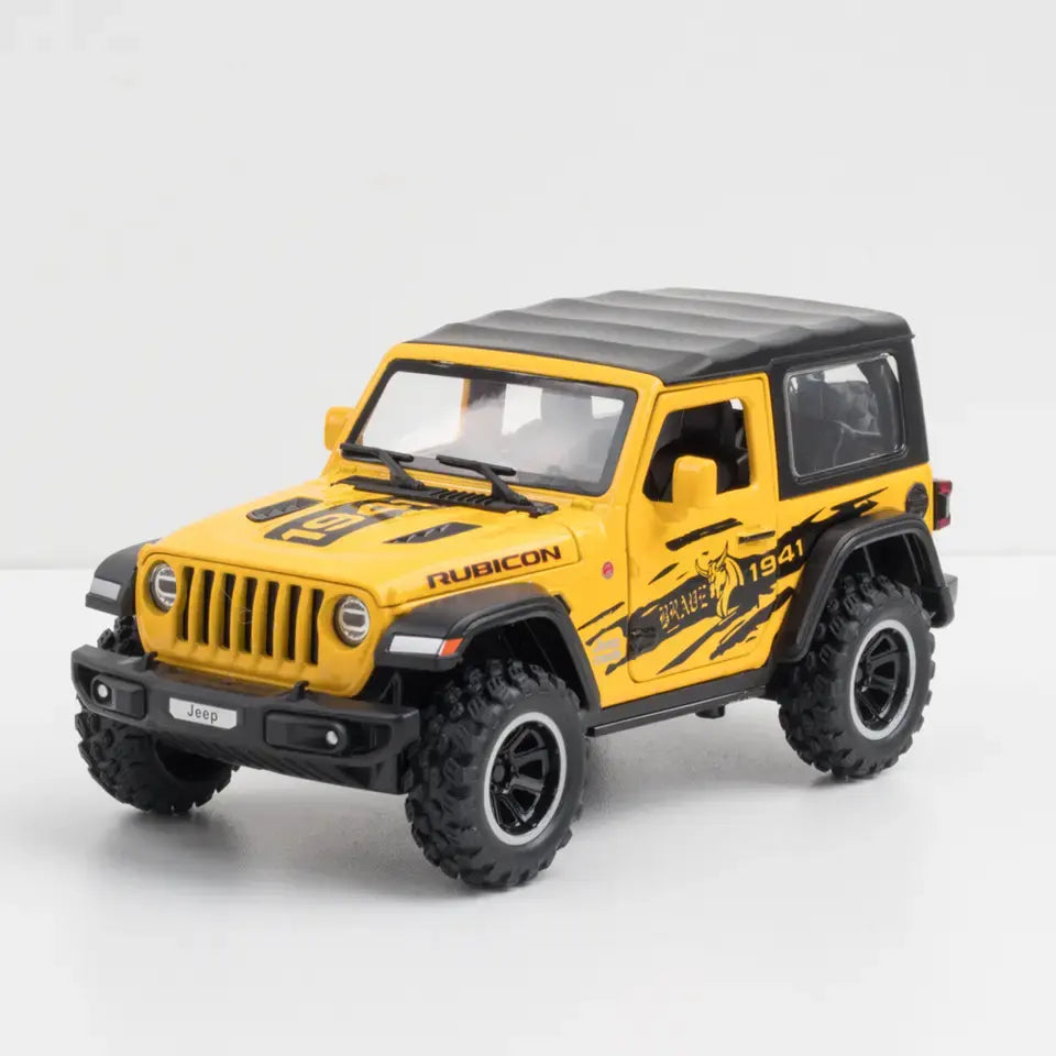 Jeep Wrangler Rubicon Thar 1:18 Diecast Scale Model Car - Big Size