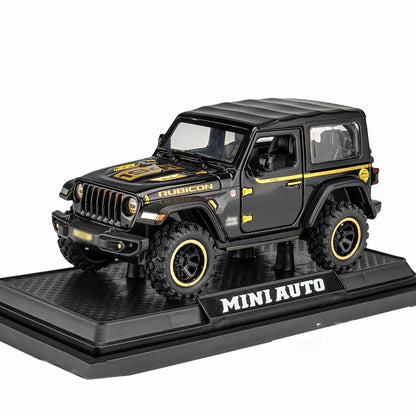 Jeep Wrangler Rubicon Thar 1:18 Diecast Scale Model Car - Big Size