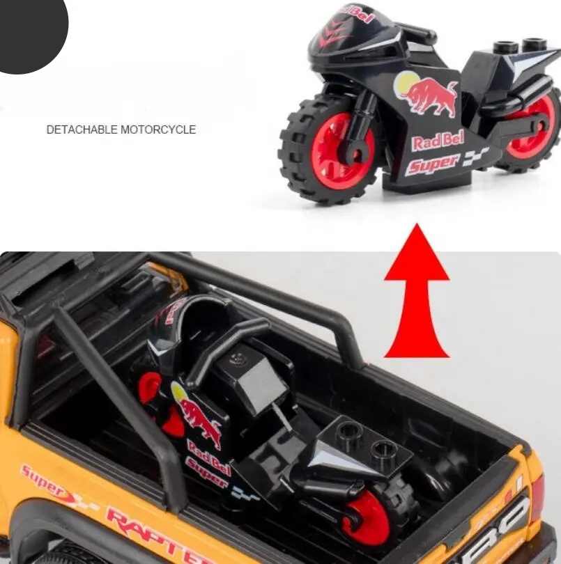 Ford Raptor Red Bull F150 1:18 Diecast Scale Model Car