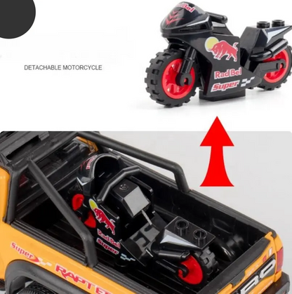 Ford Raptor Red Bull F150 1:18 Diecast Scale Model Car
