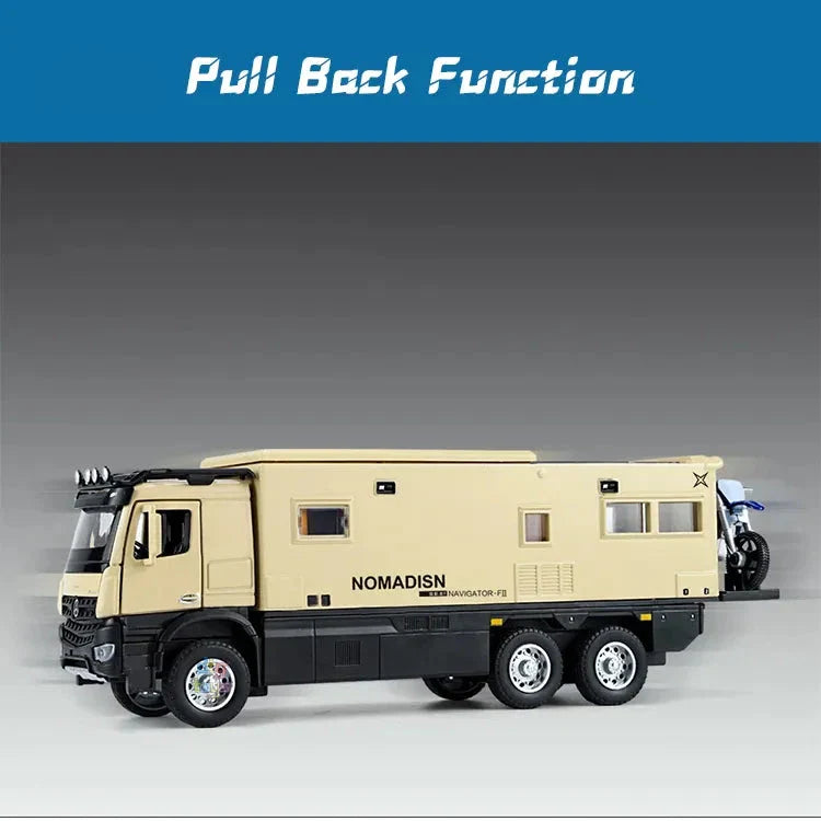 Mercedes-benz Nomadison Rv camper truck 1:18 Diecast Scale Model Car
